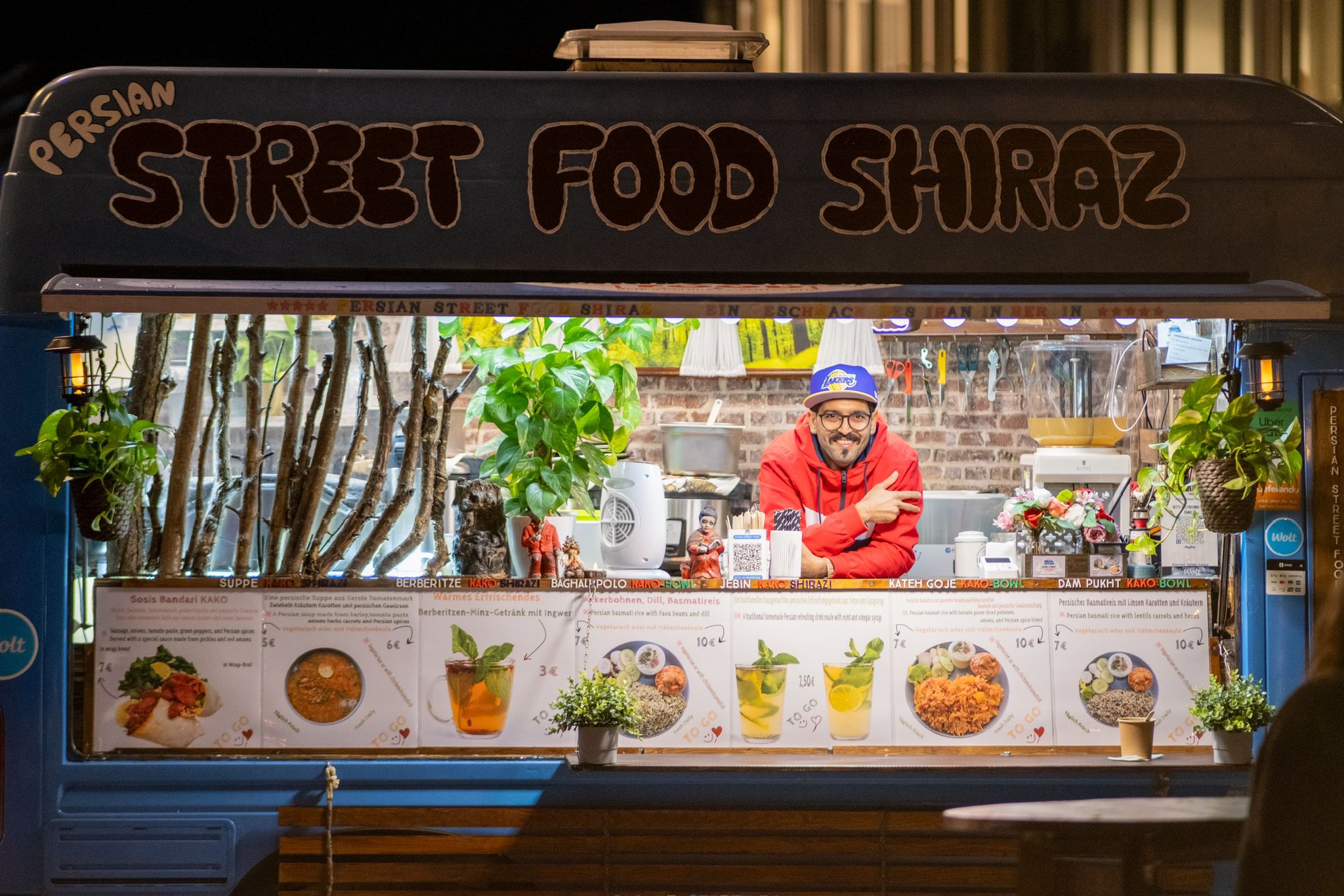 Peyman in seinem Foodtruck